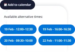 RCS appointment reminder with calendar integration option