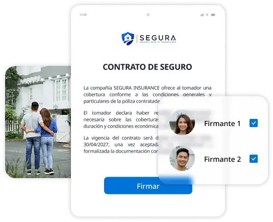 Signatura electrònica d’una pòlissa d’assegurança des del mòbil