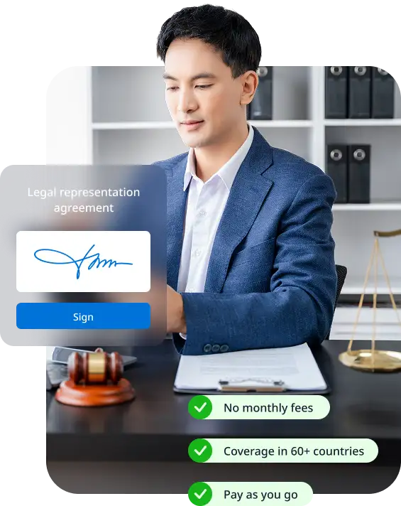 Legal professional managing reliable notifications, digital signatures and electronic identity on a secure platform